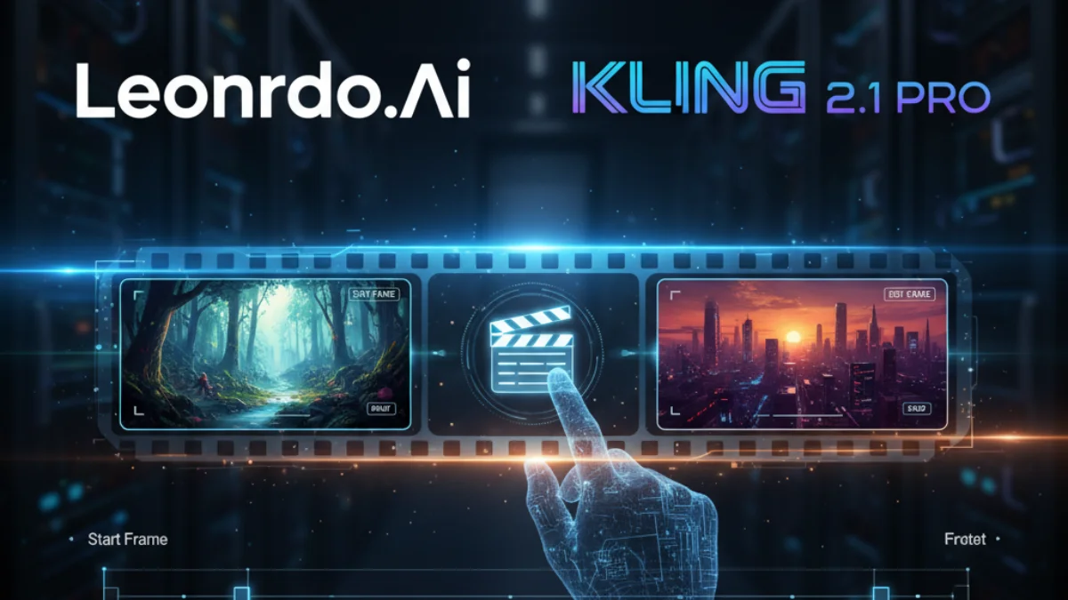 Leonardo.Ai Launch Director Level Video Control with Kling 2.1 Pro Start and End Frames