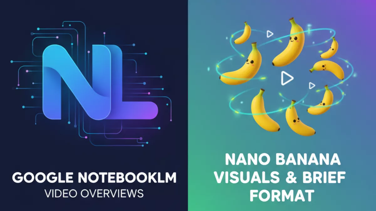 Google Upgrades NotebookLM Video Overviews with Nano Banana Visuals and Brief Format