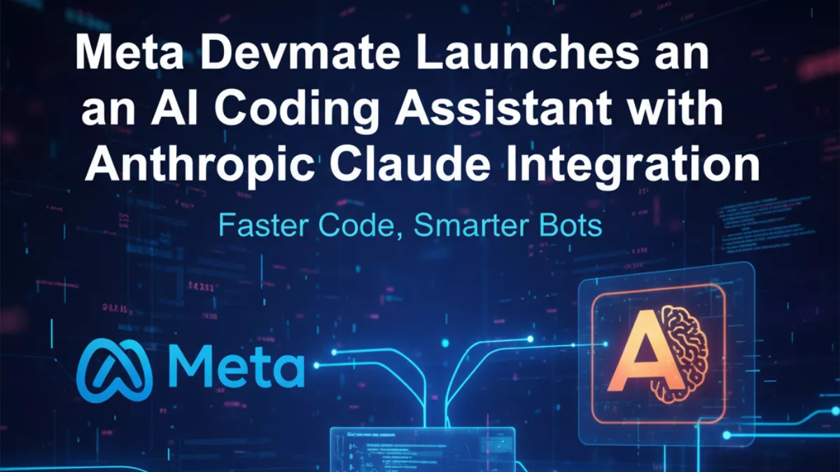Meta Devmate Launches an AI Coding Assistant with Anthropic Claude Integration