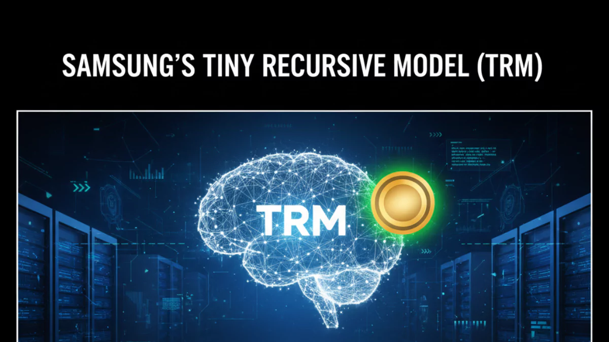 Samsung’s Tiny Recursive Model TRM Beats Bigger Rivals on ARC-AGI Tests