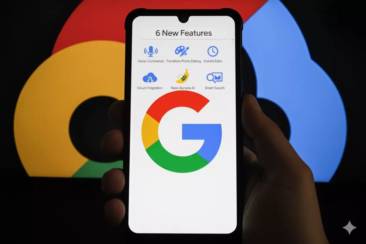 Google Photos Launches Nano Banana AI: 6 New Features Transform Photo Editing with Voice Commands